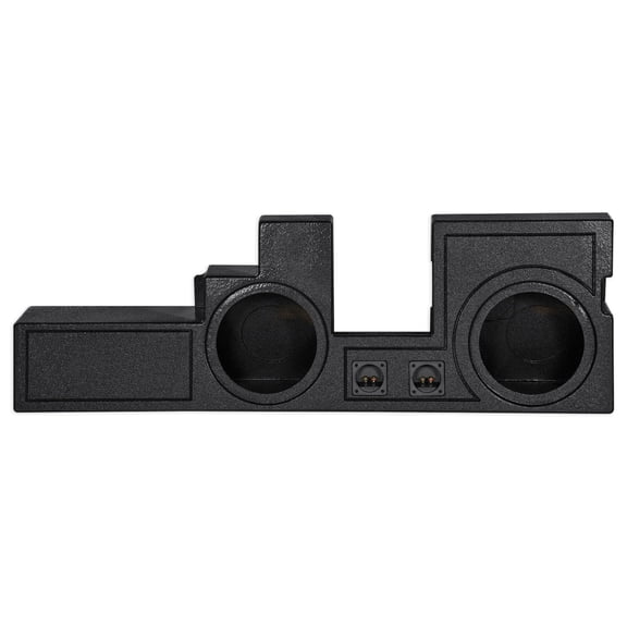 Rockville REC68 Super Duty Dual 10" Ported Subwoofer Box Enclosure For 2000-2016 Ford F250/350/450 Crew Cab Black