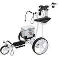 thumbnail image 1 of Super E Caddy Pro Electric Remote Control Golf Cart with Cooler, Seat, USB Port 12V Battery White, 1 of 3