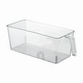thumbnail image 1 of Super Easy To Use Freezer Plastic Freezer With Pull Out Handle Transparent Storage Bucket Suitable For Home Bar Restaurant Food Storage Home Decor, 1 of 7