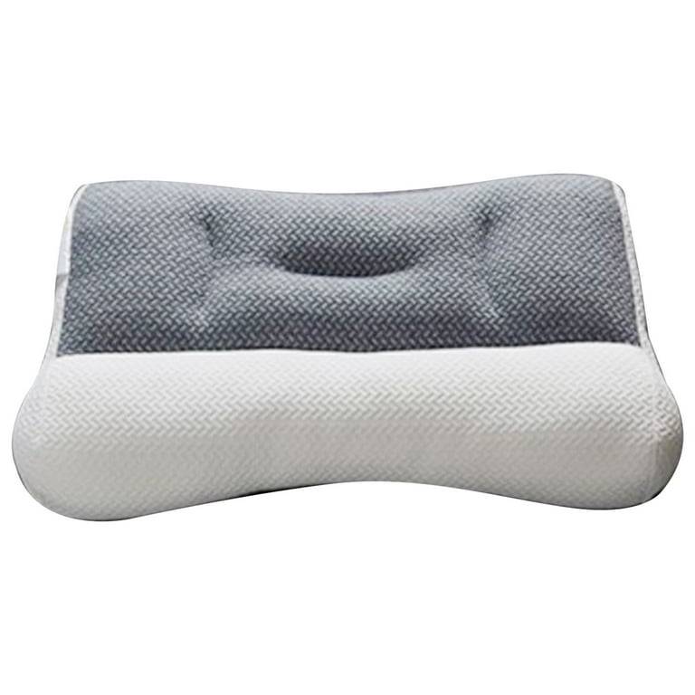 Cushion Lab Deep Sleep Pillow, Patented Ergonomic Contour Design for Side &  Back Sleepers, Orthopedic Cervical Shape Gently Cradles Head & Provides