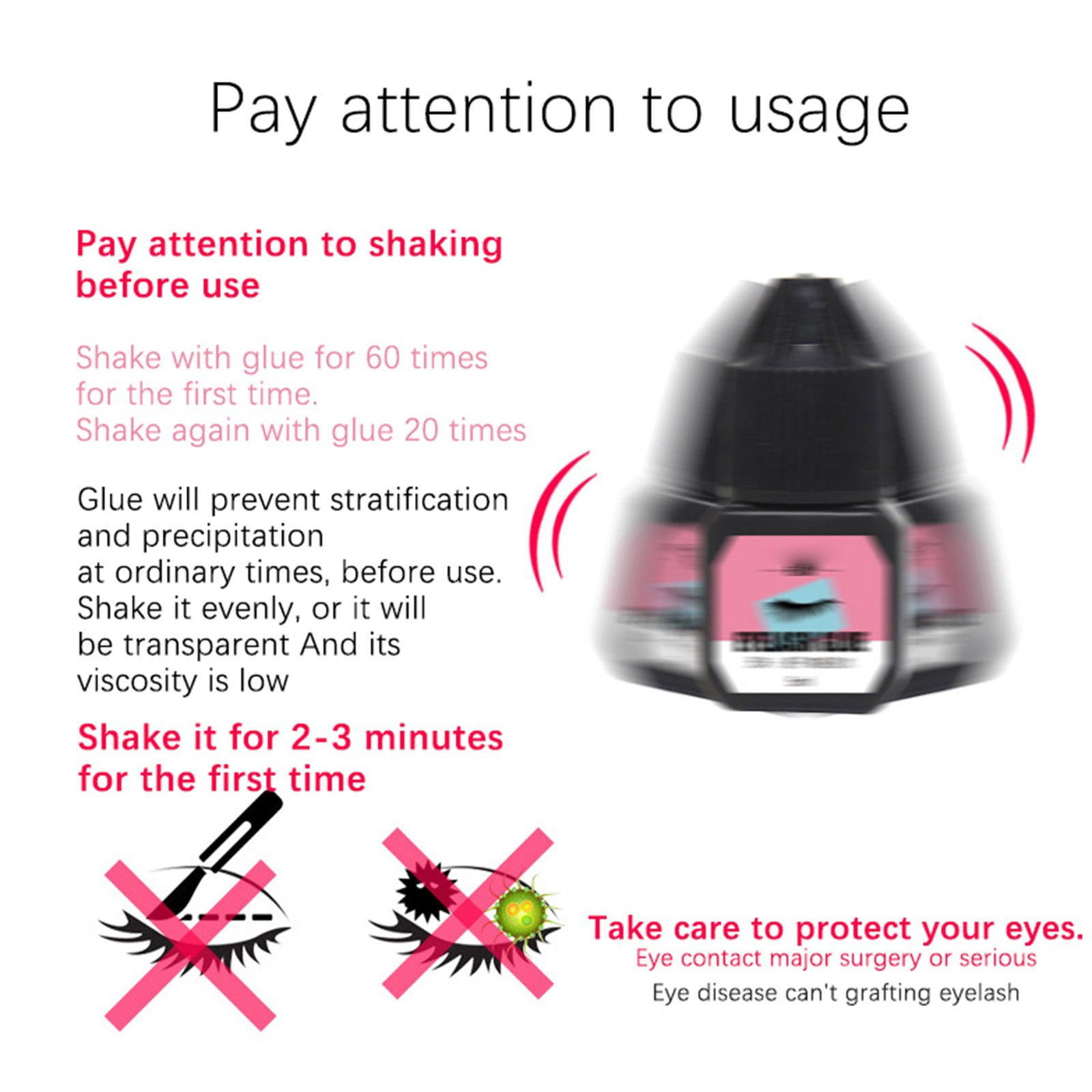 Super Eyelash Extension GlueFalse Eyelash Glue And QuickDrying 2530