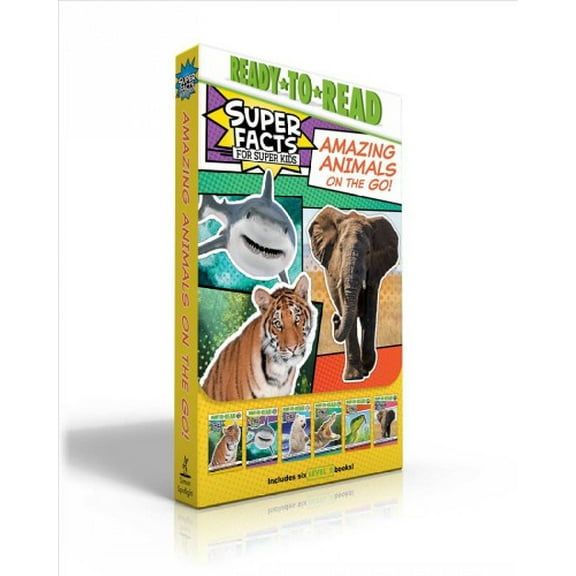 Super Facts for Super Kids: Amazing Animals on the Go! (Boxed Set) : Tigers Can't Purr!; Sharks Can't Smile!; Polar Bear Fur Isn't White!; Alligators and Crocodiles Can't Chew!; Snakes Smell with Their Tongues!; Elephants Don't Like Ants! (Paperback)