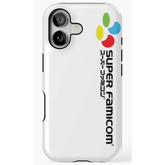 Super Fami Retro Gaming Console Logo Phone Case for iPhone 11 12 13 14 15 16 17 Pro Max