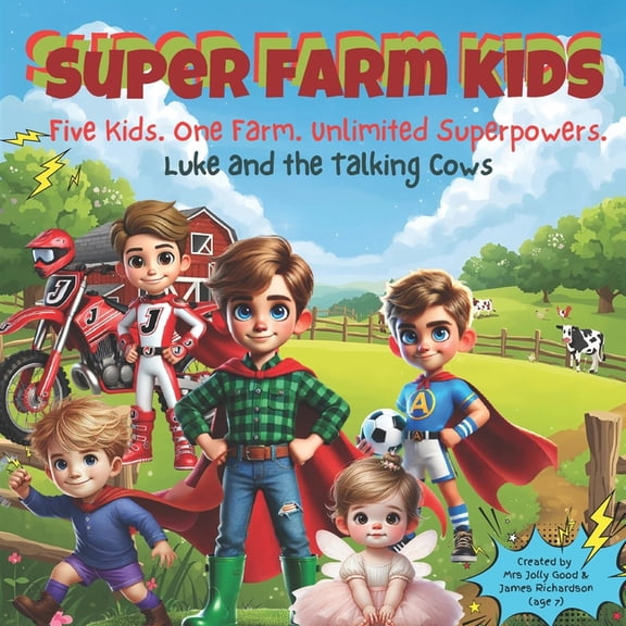 Super Farm Kids Super Farm Kids: Luke and the Talking Cows, Book 1, (Paperback)