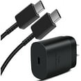 thumbnail image 1 of Super Fast Adaptive Wall Adapter 25W Charger for T-Mobile REVVL 7 5G with 4FT (1.2M) USB C PD Charging Cable - Black (US Version), 1 of 5