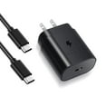 thumbnail image 1 of Super Fast Charger, 25 Watt PD 3.0 USB C Type C Charger for Astro Slide 5G With 3.3 FT USB C to USB C Cable - Black, 1 of 5