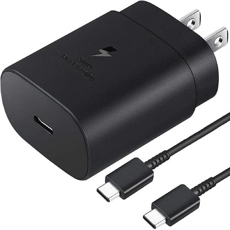 Super Fast Charger, 25W USB C Wall Charger for Samsung Galaxy S22/S22 Ultra/S22+/S21/S21 Ultra/S21+/S20/S20 Ultra/Note 10 Plus/Note 20 Ultra/Z Fold 4/Fold 3/Z Flip 4/Flip 3 5G, A53 USB C Charger