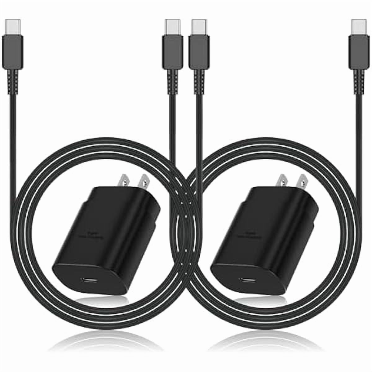 Super Fast Charger Type C, 2Pack 25W USB C Wall Charging Block Adapter and 6ft Android Phone Charger Cable for Samsung Galaxy S23 Ultra/S23/S23+/S22/S22 Ultra/S22+/S22 Plus/S21/Note 20 Ultra/Note10+