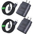 thumbnail image 1 of Super Fast Charger with Type C Cable 10ft , 2Pack 25W USB C Wall Charger Block Adapter and Android Phone Charger Cord for Samsung Galaxy S24 Ultra/S24/S24+/S23 Ultra/S23/S22 Ultra/S22/S21/Note 20, 1 of 7