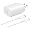 thumbnail image 1 of Super Fast Charging 25W USB C Charger Type C Charger Android Phone Charger for Alcatel Go Flip 4 with 4FT (1.2M) USB C PD Charging Cable - White (US Version), 1 of 5