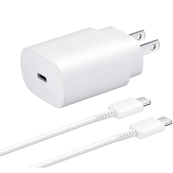 Super Fast Charging 25W USB C Super Fast Wall Charger for Nothing Phone (1) - PD Fast Charging Block & 3.3 Feet Cable - White