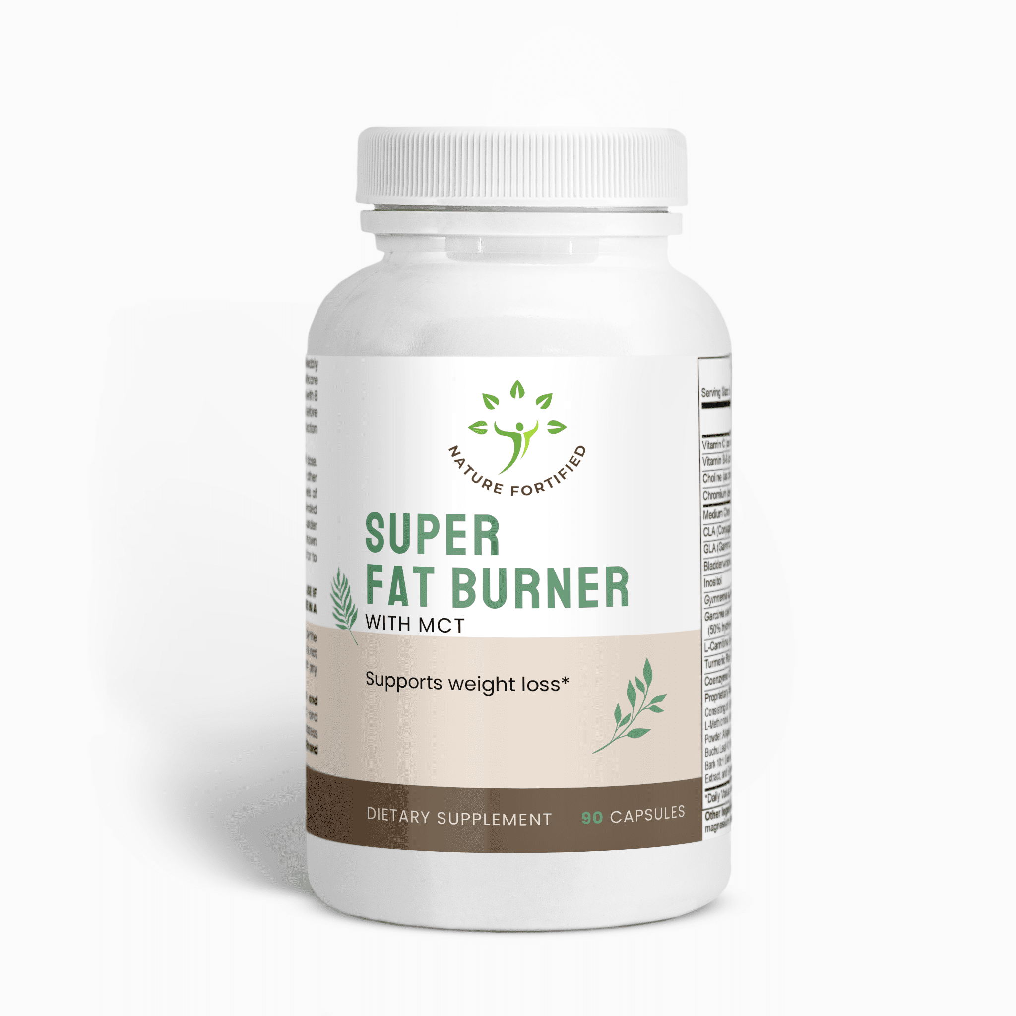 Super Fat Burner with MCT, Optimum Weight Loss Support, Healthy Weight Loss, Diet Support, Liver