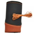 thumbnail image 1 of Super Fiber Universal Car Steering Wheel Cover Leather Stitch On Wrap (8 Colors), 1 of 2