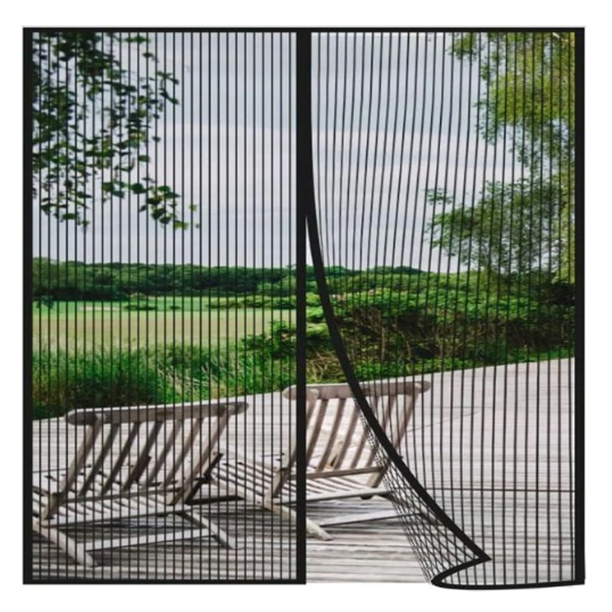 Heavy Duty Magnetic Closure Screen Door, Keeps Bugs Out While Letting ...