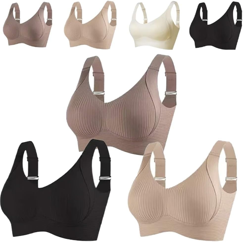 Submarinen-S Wireless Bra - Super Firming Push Up Bra With Wide Straps, Multiple Colors