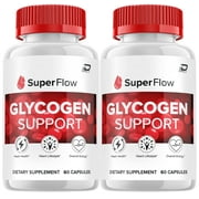Super Flow Capsules   SuperFlow All Natural Formula, Maximum Strength, Maintain Heallthy Levels, 2 Pack, 120 Capsules
