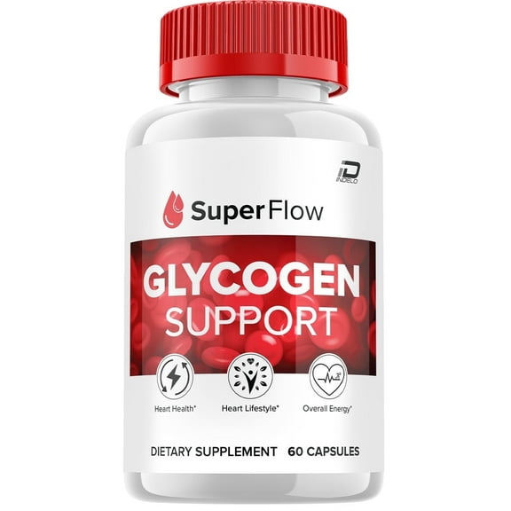 Super Flow Capsules  SuperFlow All Natural Formula, Maximum Strength Maintain Heallthy Levels, 60 Capsules