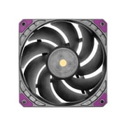 Super Flower SF-PF121-BK 120 mm Megacool Case Fan - Black & Purple