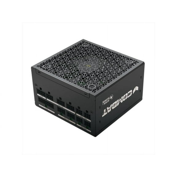 Super Flower Combat FG 750W 80+ Gold, Full Modular, ATX 3.1 / PCIe 5.0, W/12V-2x6 Cable (2x8pin - 16pin native cables) , Power Supply, FDB Fan, SF-750C12FG, Black version