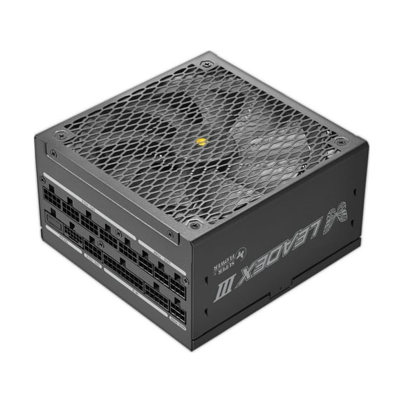 Super Flower Leadex III ATX 3.1 1300W, Cybenetics Platinum, 80+ Gold, 10 Years Warranty, ECO Semi-Fanless Mode, FDB Fan With Copper Shaft, Full Modular Power Supply, SF-1300F14GE, Black