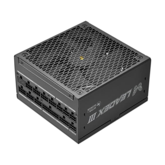 Super Flower Leadex III ATX 3.1 750W Cybenetics Platinum Certified, 80+ Gold, 10 Years Warranty, ECO Semi-Fanless Mode, FDB Fan With Copper Shaft, Full Modular Power Supply, SF-750F14GE, Black