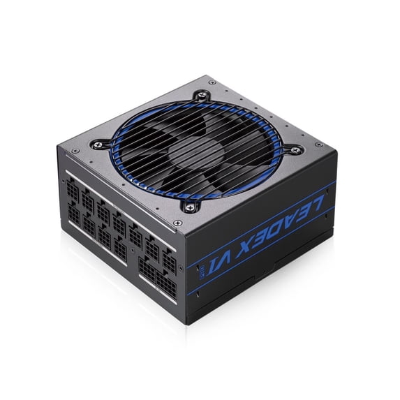 Super Flower Leadex VI Platinum PRO 1000W ATX 80 PLUS PLATINUM Certified Power Supply, 10 Years Warranty, Patent Connectors, Full Modular, Ultra-Flexible Flat Ribbon Cables, FDB Fan, SF-1000F14PE