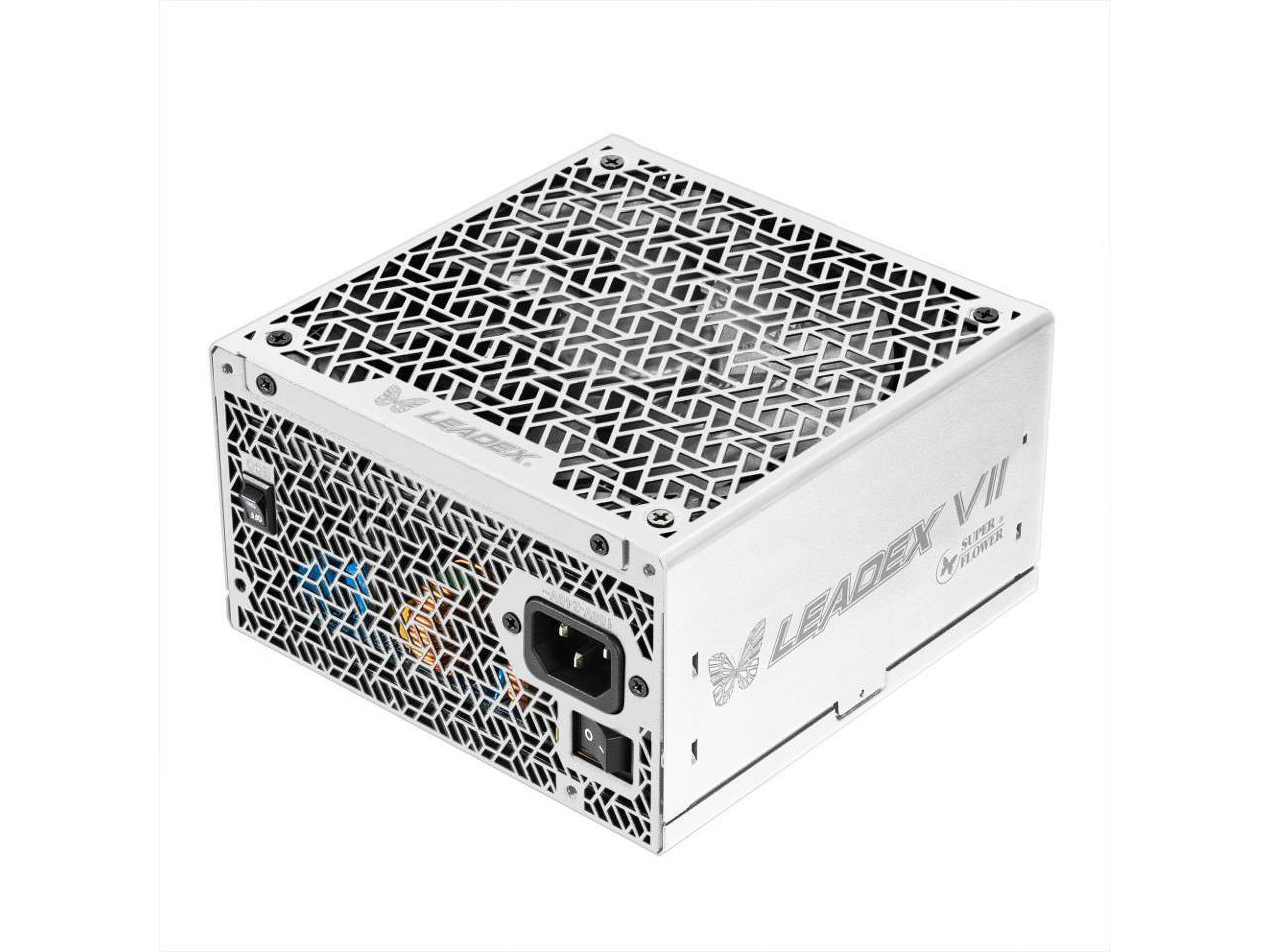 Super Flower Leadex VII XG 1000W 80+ Gold White, Cybenetics Platinum, Full Modular, ATX 3.0 & PCIe 5.0,12VHPWR Cable (2x8pin-16pin native cables) , Power Supply, FDB Fan, SF-1000F14XG, White version - Walmart.com Super Flower Leadex VII XG 1000W 80+ Gold White, Cybenetics Platinum, Full Modular, ATX 3.0 & PCIe 5.0,12VHPWR Cable (2x8pin-16pin native cables) , Power Supply, FDB Fan, SF-1000F14XG, White version - Walmart.com
