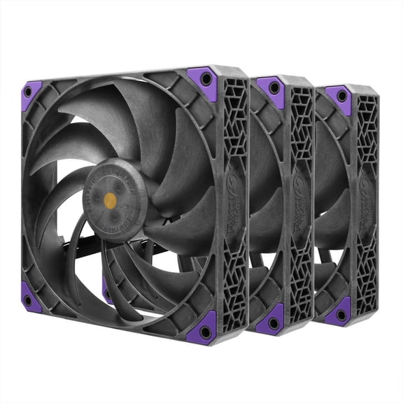 Super Flower MEGACOOL 140mm fan, Triple-Pack, 12-pole motor, PWM