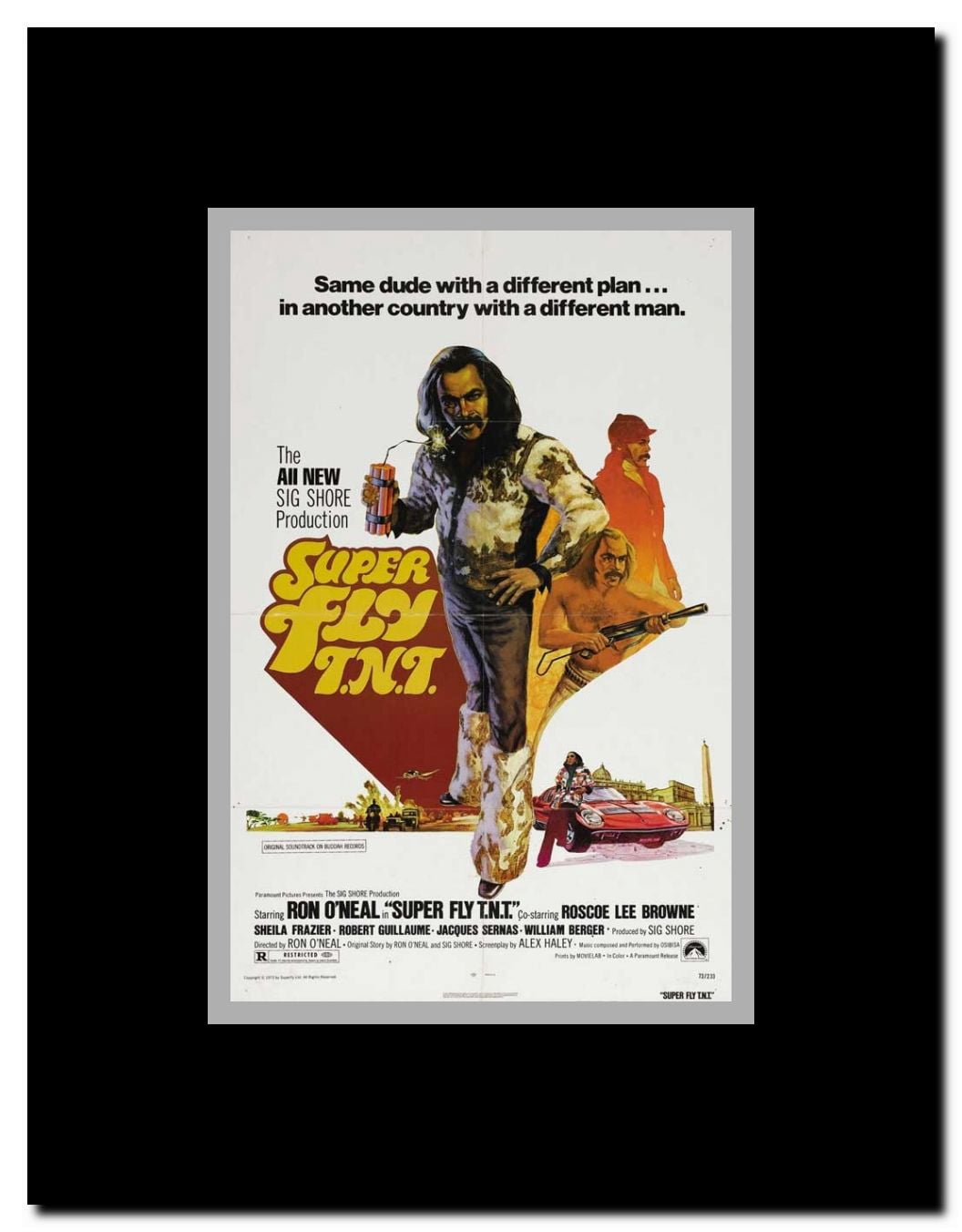 Super Fly T.N.T. Framed Movie Poster