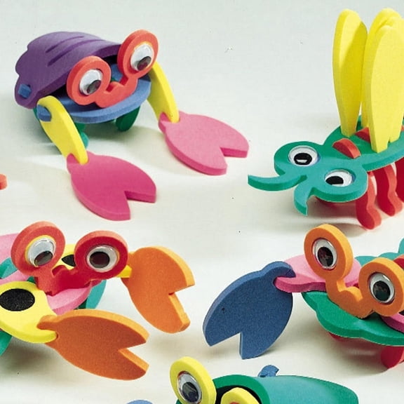 Super Foam Kooky Critters Craft Kit (Pack of 12)