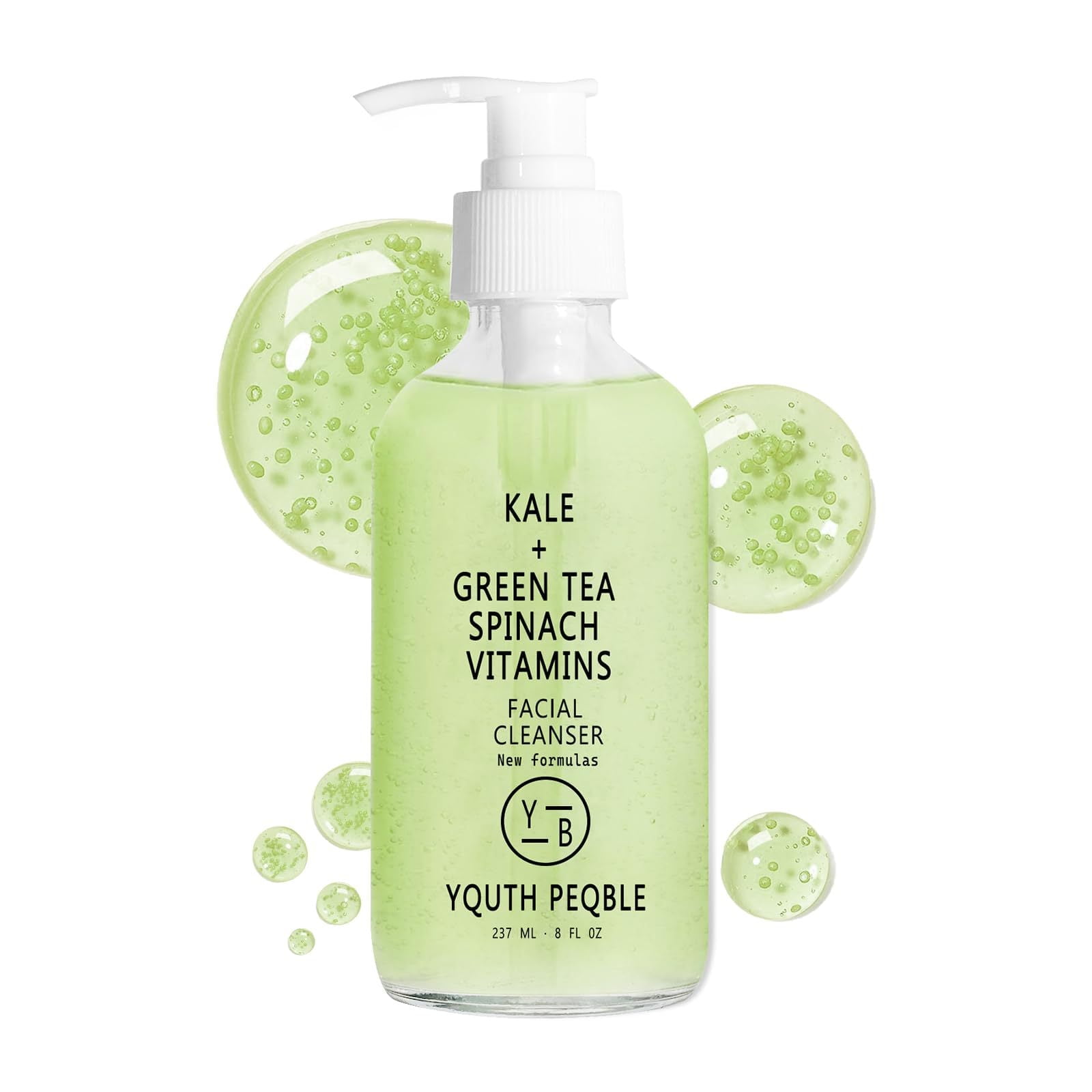 Kale Green Tea Spinach Age Prevention Cleanser Super Food Cleanser - Kale Green Tea Cleanser - Gentle Cleanser, Makeup