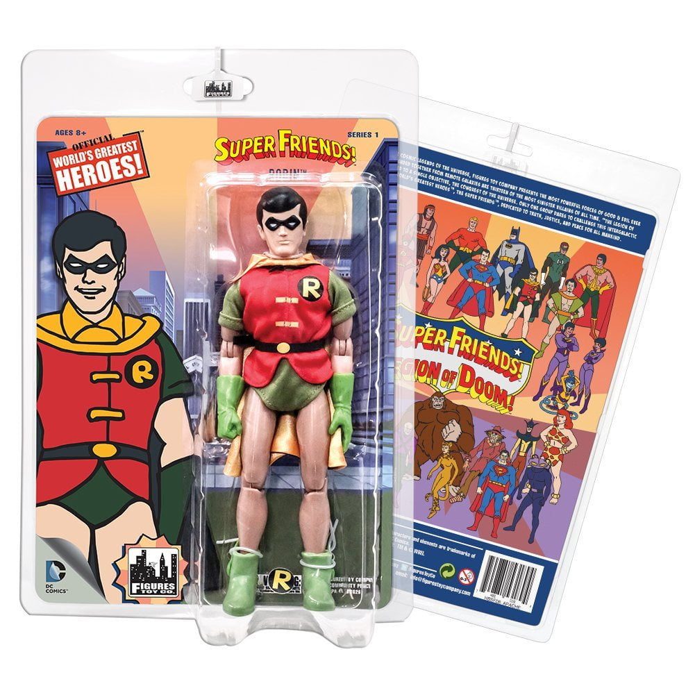 Super Friends Retro 8 Inch Action Figures Series 1 Robin