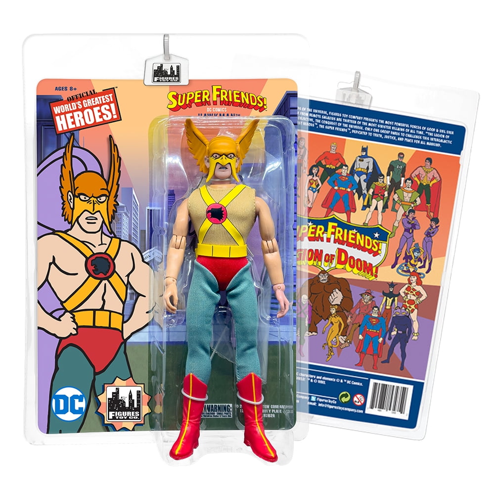 Super Friends Retro 8 Inch Action Figures Series Hawkman