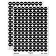 thumbnail image 1 of Super Fun Text Teacher School 200+ Round Stickers - Black - Matte Finish - 0.50" Size, 1 of 3