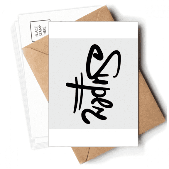 Super Funny Quote Handwrite Style Postcards Envelopes Blank Note Cards Mailing