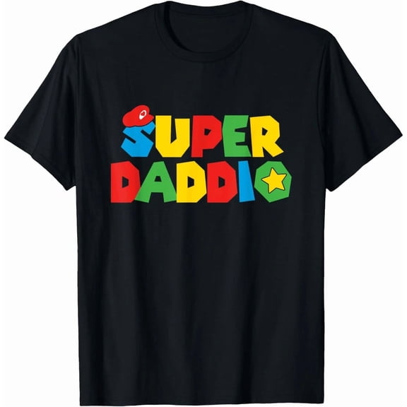 Super Gamer Dad Unleashed Celebrating Fatherly Powers Gaming Unisex T-Shirt, up to Size 5XL
