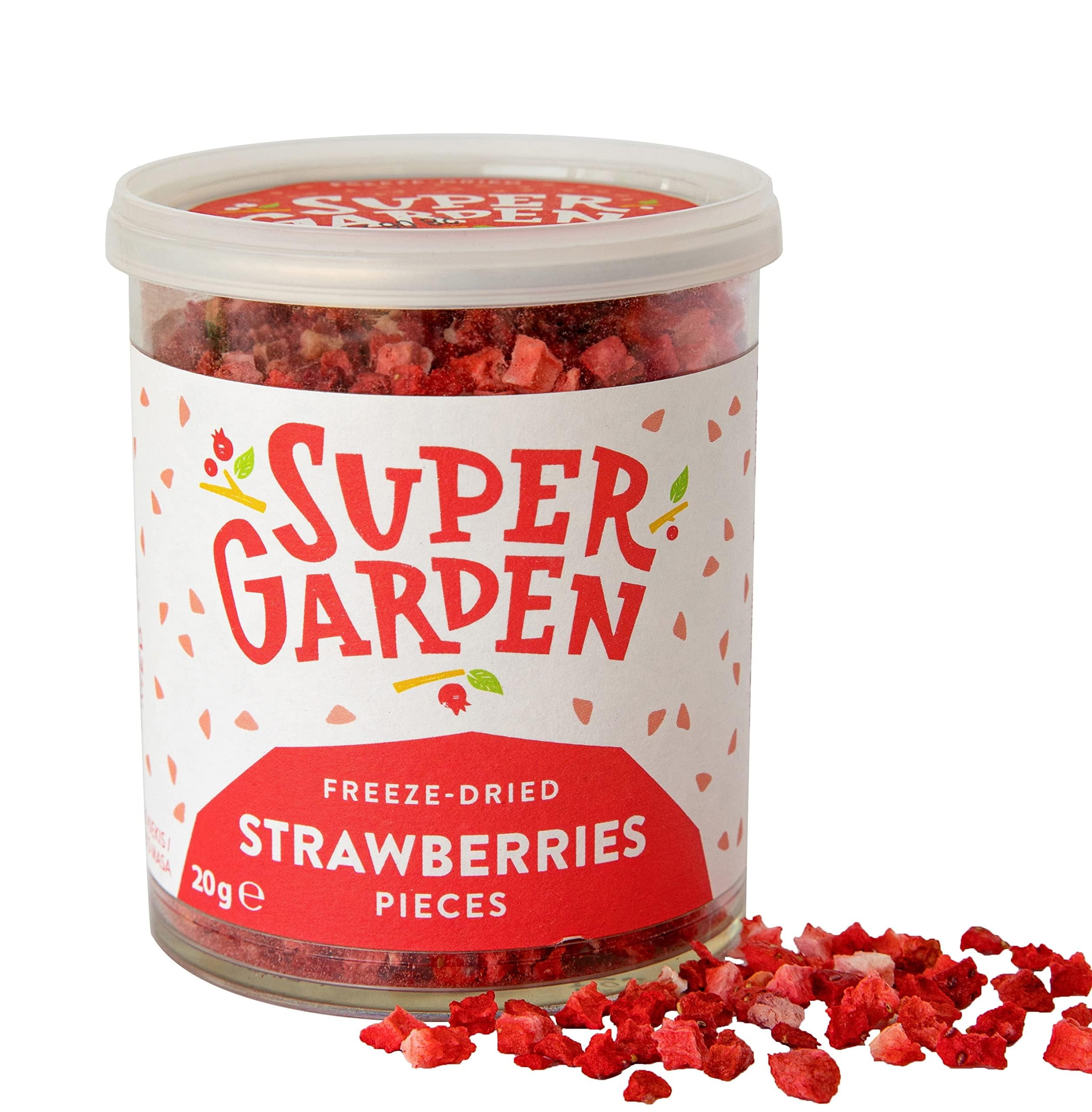 Super Garden Freeze Dried Strawberry Pieces (1.13 oz) Freeze Dried
