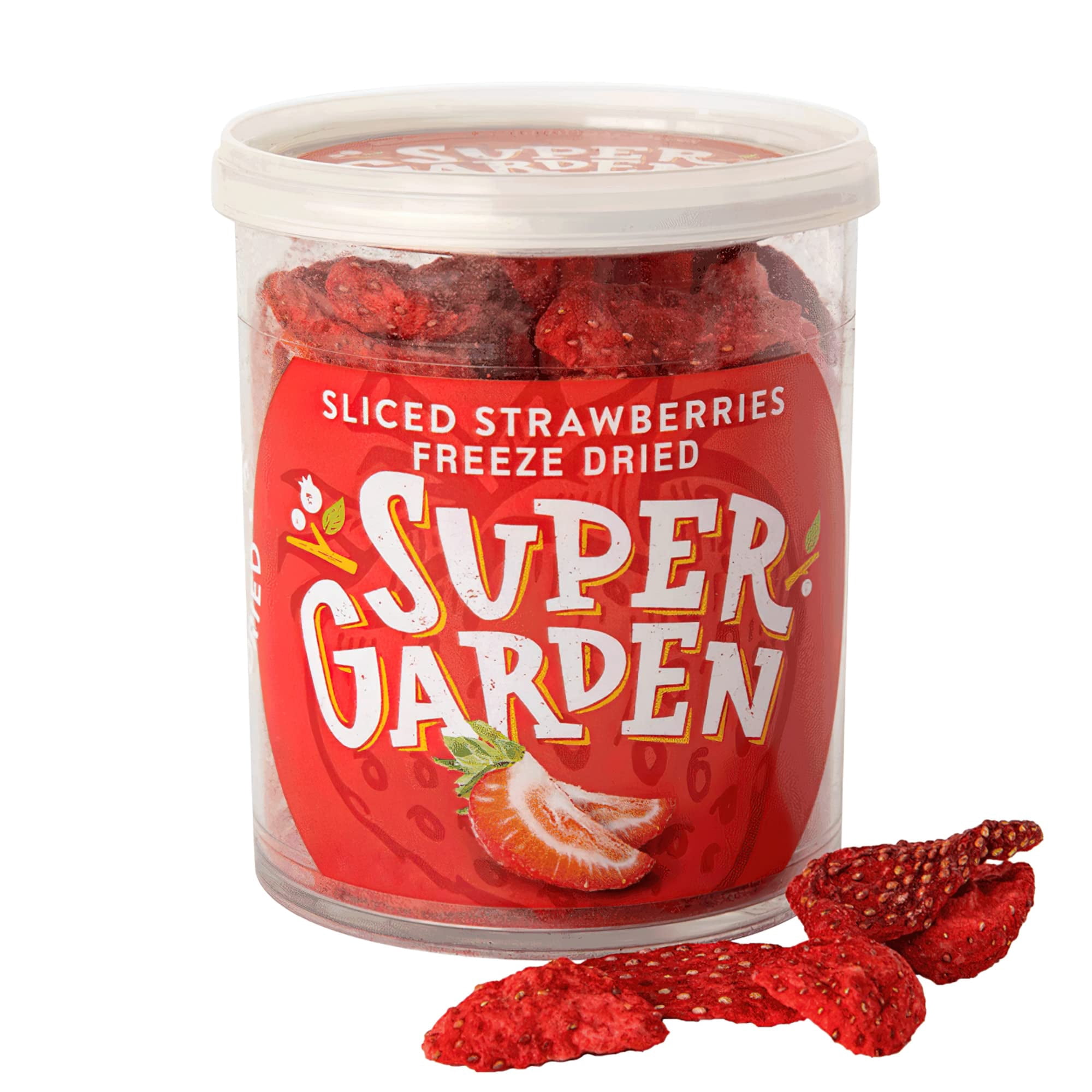 Super Garden Freeze Dried Strawberry Slices (0.71 oz) - Freeze Dried ...