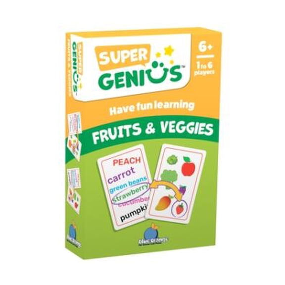 Super Genius Fruits & Veggies : Have Fun Learning!