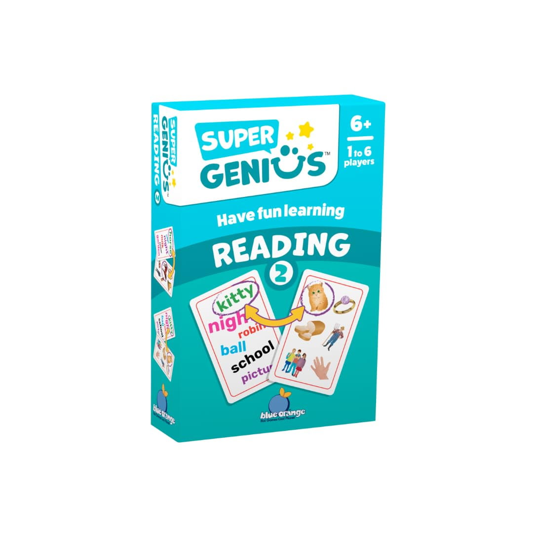 Super Genius Reading 2 Matching Card Game | 1-6 Players | Ages 6 and up ...