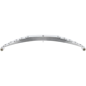 Super Glide Front Spring, 46 Inch Axle, Standard Eye, Chrome