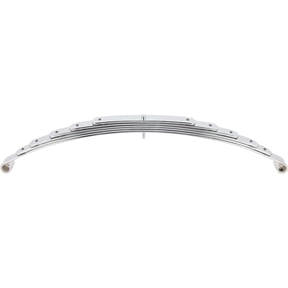 Super Glide Front Spring, 48 Inch Axle, Standard Eye, Chrome
