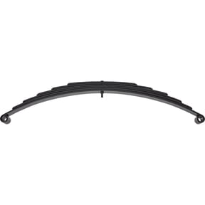 Speedway Motors Super Glide Front Leaf Spring for 48 Inch Axle with Standard Eyes, 31-1/4 Inch Length, 1-3/4 Inch Wide, 400 lb Rate, Universal Fit, Plain Steel Finish