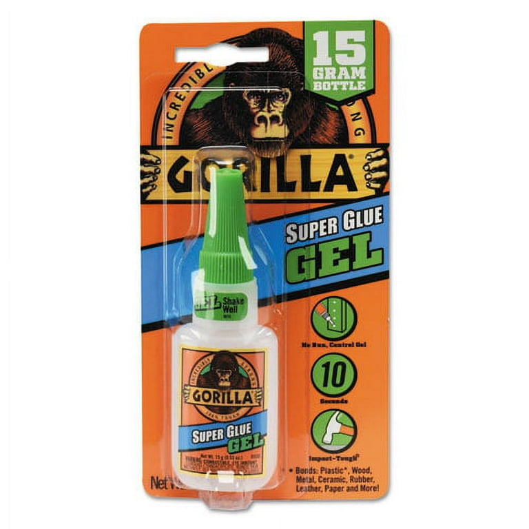 Super Glue Gel, 0.53 oz, Dries Clear Super Glue Gel, 0.53 oz, Dries Clear