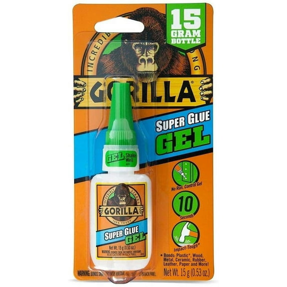 Manufacturer Super Glue Gel Super Glue 15g - Clear Gel Adhesive - 15 g