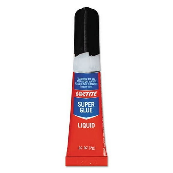 Super Glue Liquid Tubes, 0.07 Oz, Dries Clear, 2/pack | Bundle of 2 Packs