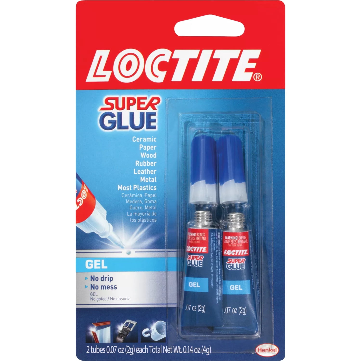 Super Glue Liquid Tubes, 0.07 Oz, Dries Clear, 2/pack | Bundle of 5 Packs