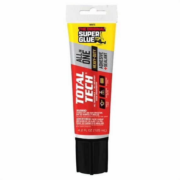 Super Glue & Pacer Tech 260508 4.2 oz Tube Sealant, White