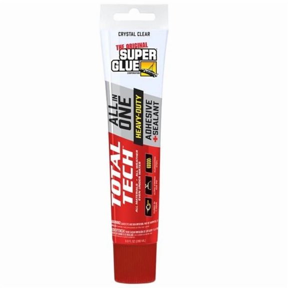 Super Glue & Pacer Tech  4.2 oz Tube Sealant, Clerar