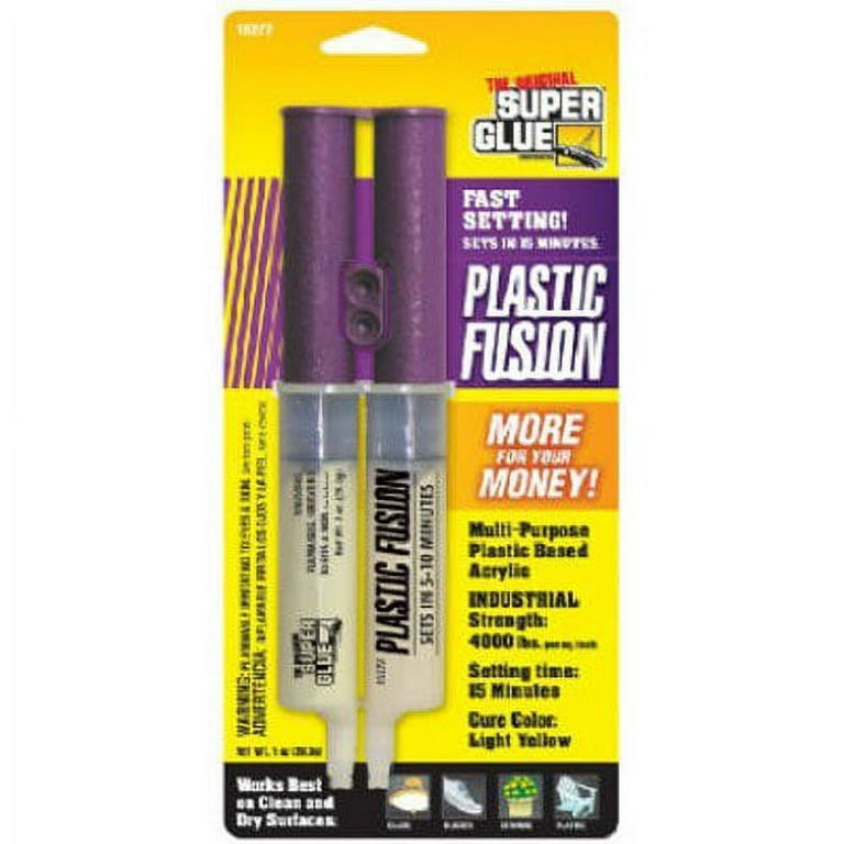 Super Glue Plastic Fusion Epoxy Adhesive #15277